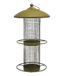Dehner Natura Adeline Premium voederzuil, voederstation voor wilde vogels, voederplaats robuust/hangend, ca. 30 x 16 x 16 cm, metaal, goud