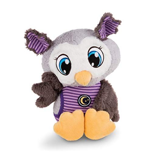 NICI knuffeldier slaapmutsen uil Olafina 38 cm grijs