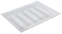 Rayher Gietvorm voor straatkrijt, 5 vormen van 11 x 2 x 2 cm, materiaal PET
