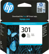 HP 301 Zwarte Inktcartridge - Origineel