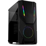 Inter-Tech IT-3303 Hornet RGB Midi Tower Case Zwart