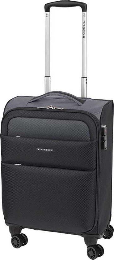 Gabol Cloud Handbagage Koffer - Zwart - 31L - TSA Slot - 4 Wielen
