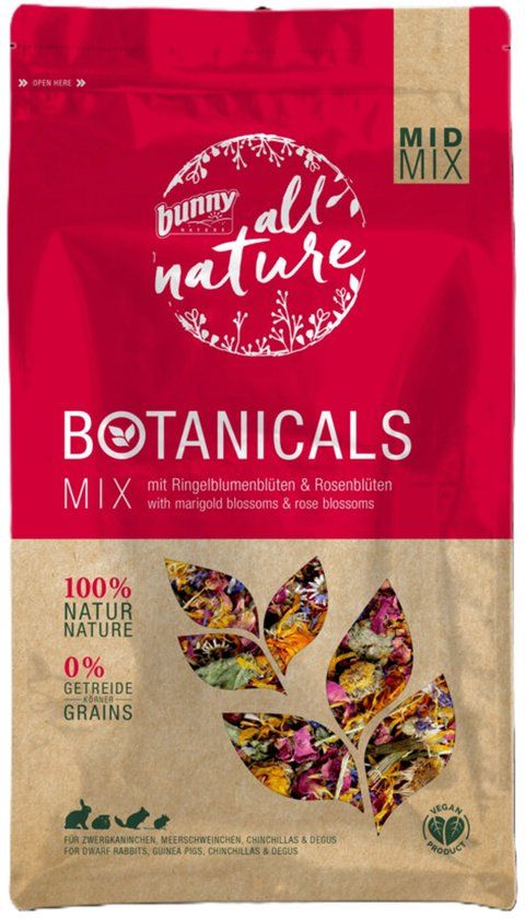 Bunny Nature Botanicals Mid Marigold Blossoms & Rose Blossoms - 130 gr