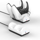 Merkloos oCreon Laadstation voor 2x DualSense Controllers - Oplader met USB-C voor PlayStation 5