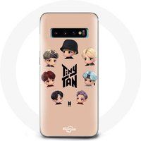 Maniacase Samsung Galaxy S10 Hoesje BTS TinyTAN Animatie Poster RM Jin Suga J-Hope Jimin V Et Jungkook