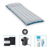 Intex Campingmat - 1-Persoons - 67 x 184 x 17 cm - Blauw - Inclusief Hoeslaken - Pomp en Reparatieset