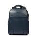 PIQUADRO - Leather Backpack Laptop 14" - Men - Blue