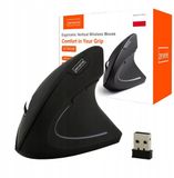 Zenwire Draadloze Verticale Ergonomische Muis - Pikzwart