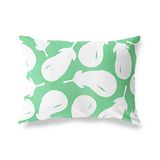 BonaMaison Petrol Groen-Wit Decoratieve Kussensloop, Kussenhoezen Bank, Decoratieve Kussenhoesjes, Kussensloop; Sofa, Slaapkamer, Kantoor, Auto 45x60 Cm - Ontworpen en vervaardigd in Turkije