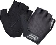 GripGrab Rouleur Padded Korte Vinger Zomer Fietshandschoenen Wielrenhandschoenen met Padding - Zwart - Unisex - Maat S