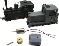 Roco micromotor HSR001F HOe motor ombouwset voor Roco Diesel, DR BR 199 + BR 99