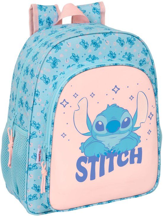 Lilo & Stitch Schoolrugzak Lilo & Stitch Ohana Blauw 32 x 38 x 12 cm