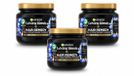 Garnier 3 x Loving Blends Magnetic Charcoal Haarmasker voor Droge Lengtes - 340 ml - Voordeelverpakking
