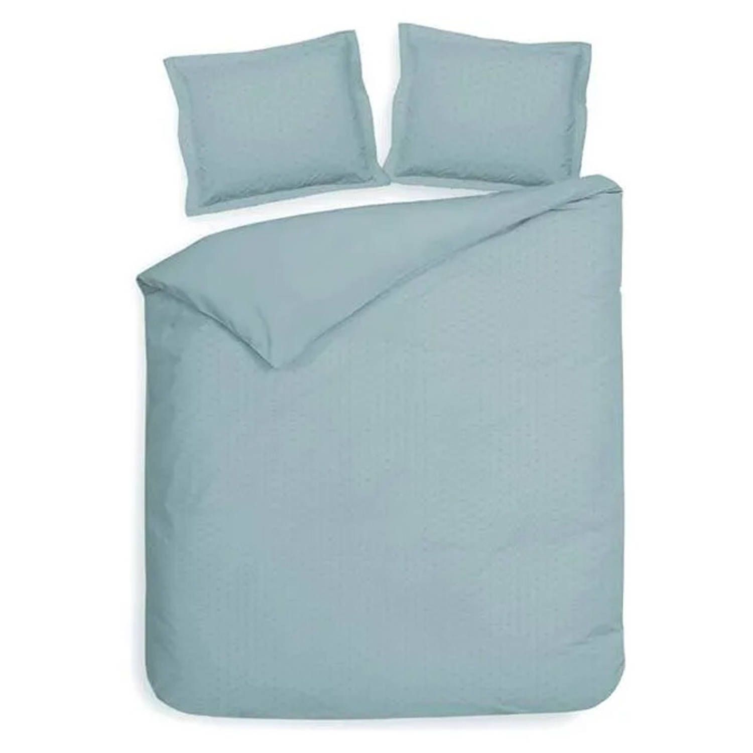 Heckett & Lane dekbedovertrek punto - sphere blauw - lits-jumeaux 240x200/220 cm