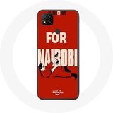 Maniacase Etui voor Xiaomi Redmi 9C La casa de papel Nairobi tekening
