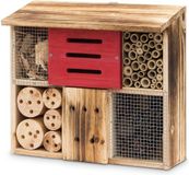 Merkloos Insectenhotel gevlamd variant A hangend - HBD 29 x 33 x 135 cm - kevers hout klein natuur