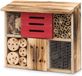 Merkloos Insectenhotel gevlamd variant A hangend - HBD 29 x 33 x 135 cm - kevers hout klein natuur