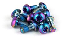 Tornillos Sram Rotor Bolt Titanium T25 Kettingblad Schroefset 12 Eenheden Blauw