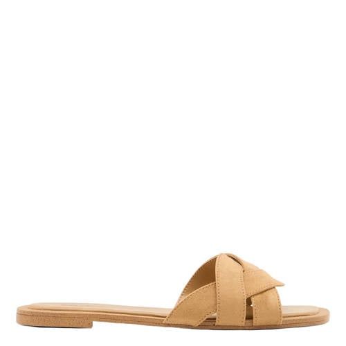 Graceland slippers lichtbruin
