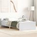Maison Exclusive - Cadre de lit blanc, 80 x 200 cm, en panneaux de particules