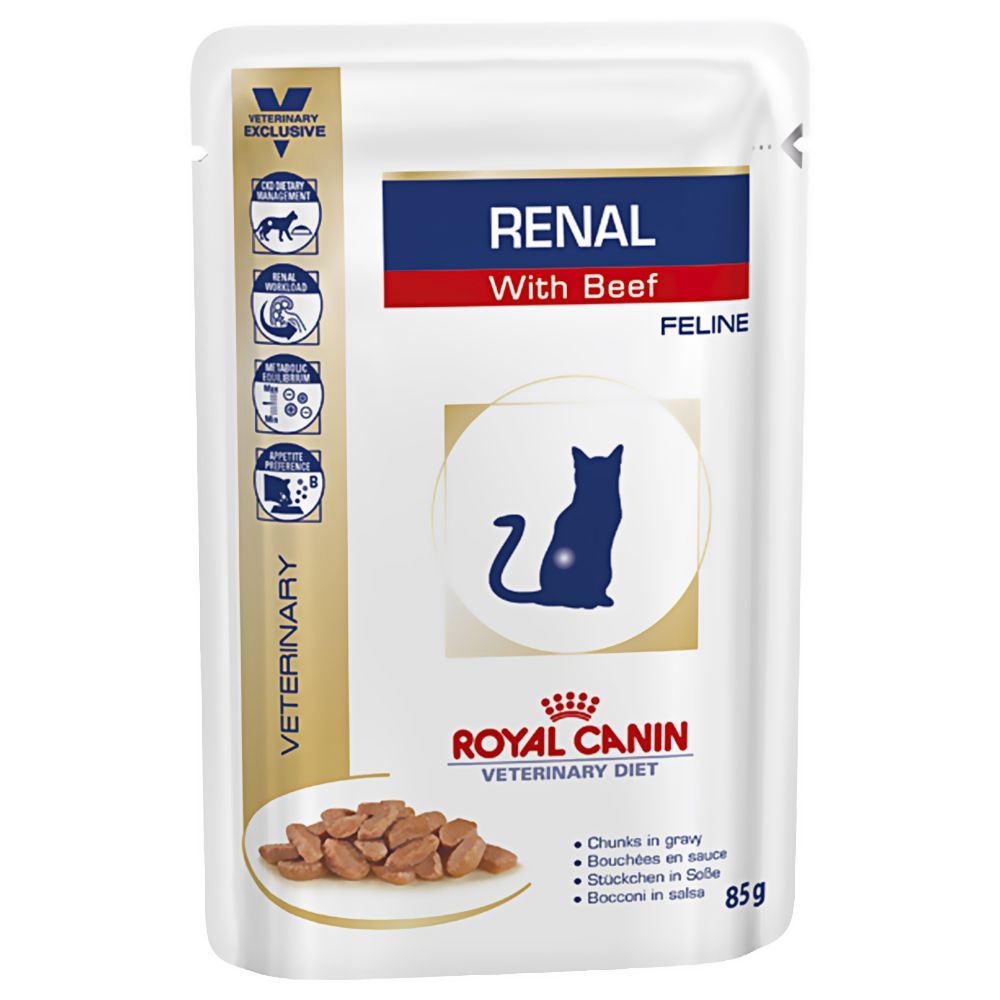 Royal Canin Veterinary Diet Renal Rund Kattenvoer 24 x 85 g