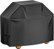 Detailkampioen Housse de barbecue 145 x 61 x 117 cm - housse de protection imperméable avec protection UV et ajustement coupe-vent pour barbecue à gaz, grill et usage extérieur - noir