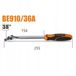 Beta 3/8" ratelsleutel met cardan, 255 mm