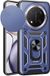 Techsuit Hoesje geschikt voor HONOR Magic7 Lite/X9c - Camshield Back Cover - Blauw
