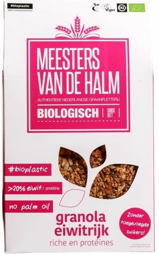 De Halm Granola Eiwitrijk