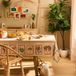 ATMOSPHERA CREATEUR D'INTERIEUR JJA Waterafstotend tropisch katoenen tafelkleed 240x140 cm Beige lin