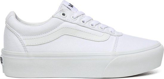 VANS WM Ward Platform (canvas) white - Maat 36