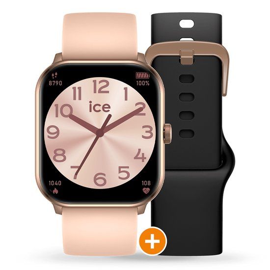 Ice-Watch Ice Smart Unisex Horloge - Roze - IW022250