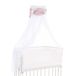 babybay Hemel Organic Cotton Royal met strik, rosé glitterpunten goud