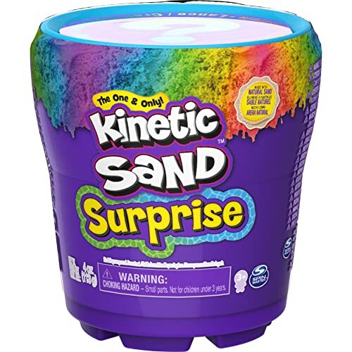 Kinetic Sand Glazen met verrassing, speelset met 113 g kleurzand - voor kinderen vanaf 3 jaar