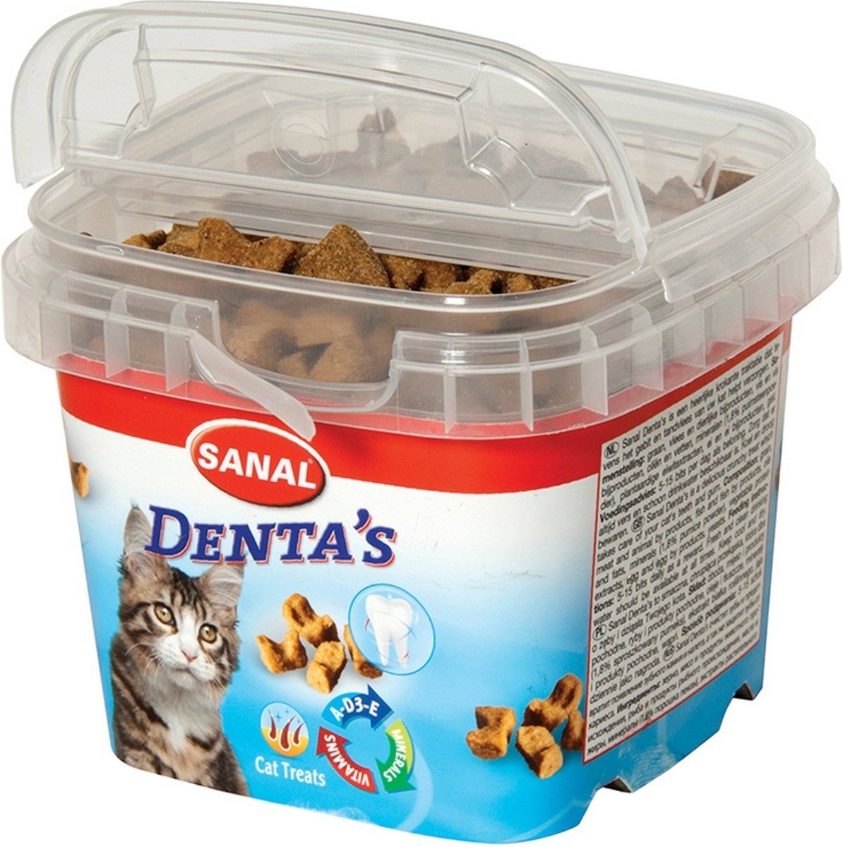 Sanal Denta's - Kattensnack - 3 x 75 g