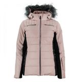 Peak Mountain Donsjack voor dames, roze/zwart, effen, L