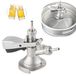 raccord conique G5/8 type A, acier inoxydable, avec soupape de surpression