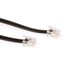 ACT TD5701 Telefoonkabel RJ12 Mannelijk naar RJ12 Mannelijk 1 meter Zwart
