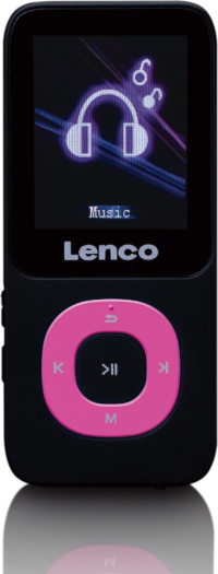 Lenco Xemio-659PK - MP3/MP4-speler met 4GB micro SD kaart, roze