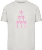 Miss Tee - Cozy Drinks T-shirt femme - 4XL - Gris