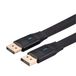 VALUE Flat DisplayPort kabel, v1.4, DP ST - ST, zwart, 3 m