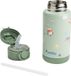 Done By Deer Thermos Drinkfles Rietje - 340 ml - Playground - Green