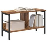 vidaXL Plank van antiek hout, 82 x 32 x 47 cm, technisch hout, thuiskantoor, industriële rechthoekige plank met grote capaciteit, onafhankelijk meubelstuk voor woonkamer en kantoor