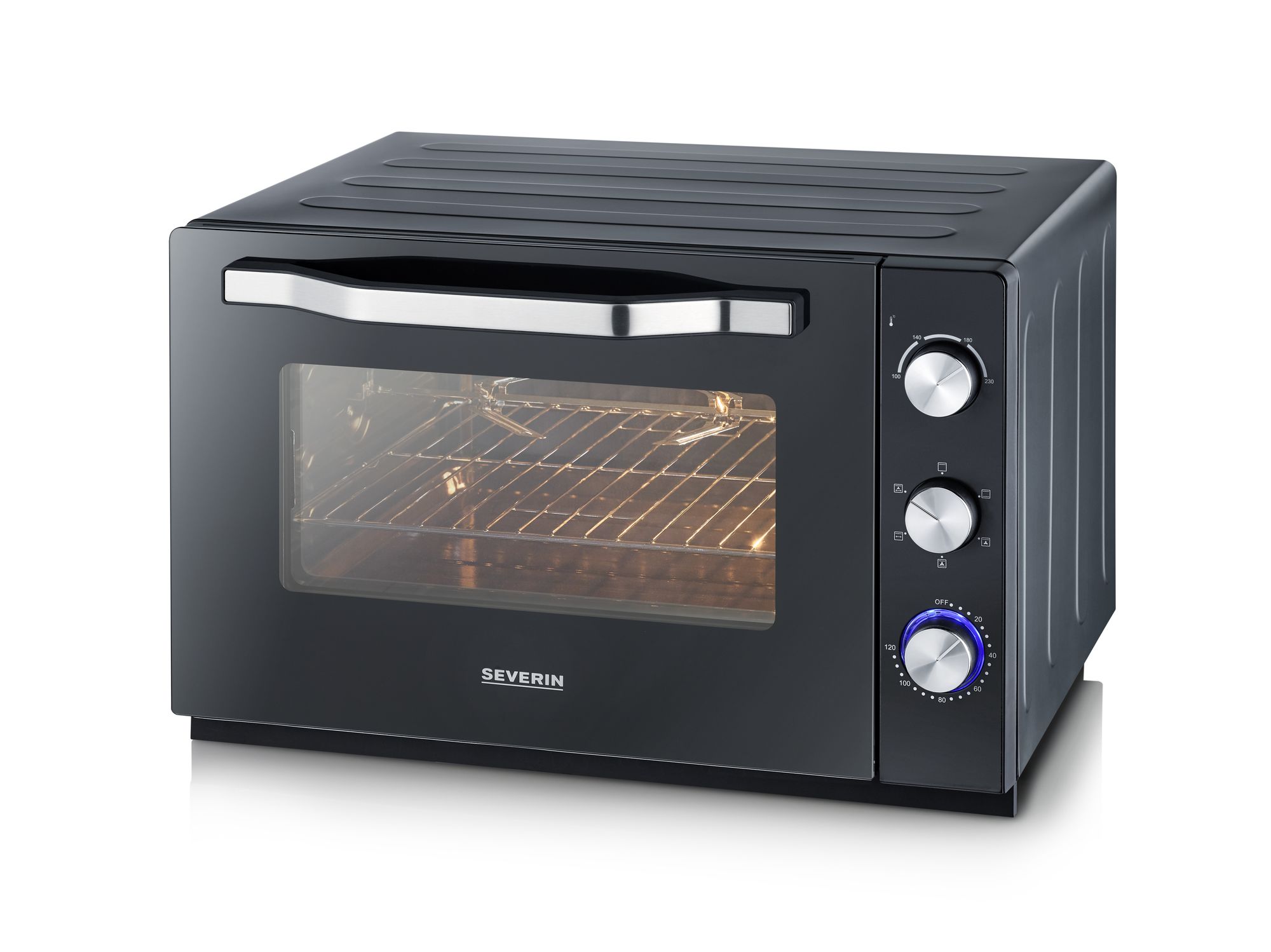 Severin TO 2073 XXL Grill-oven - 60L - Zwart