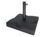 FORNOR 24122 Parasolhouder, kunsthars, zwart, 20 kg