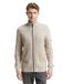 Tom Tailor - Gebreid vest met structuurmix - Maat XXXL - offwhite melange multi neps