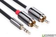 Ugreen 3.5mm Jack male to 2RCA male cable metal connector 1M