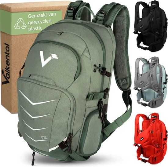 Valkental Explorer V22 Outdoor Rugzak - 22L - Groen