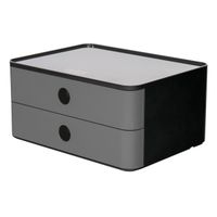 HAN smart-box - ALLISON - 2 tiroirs - empilable - gris granit - HA-1120-19