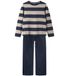 NAME IT Nachtkleding 'NKMROBBIQ' taupe / navy